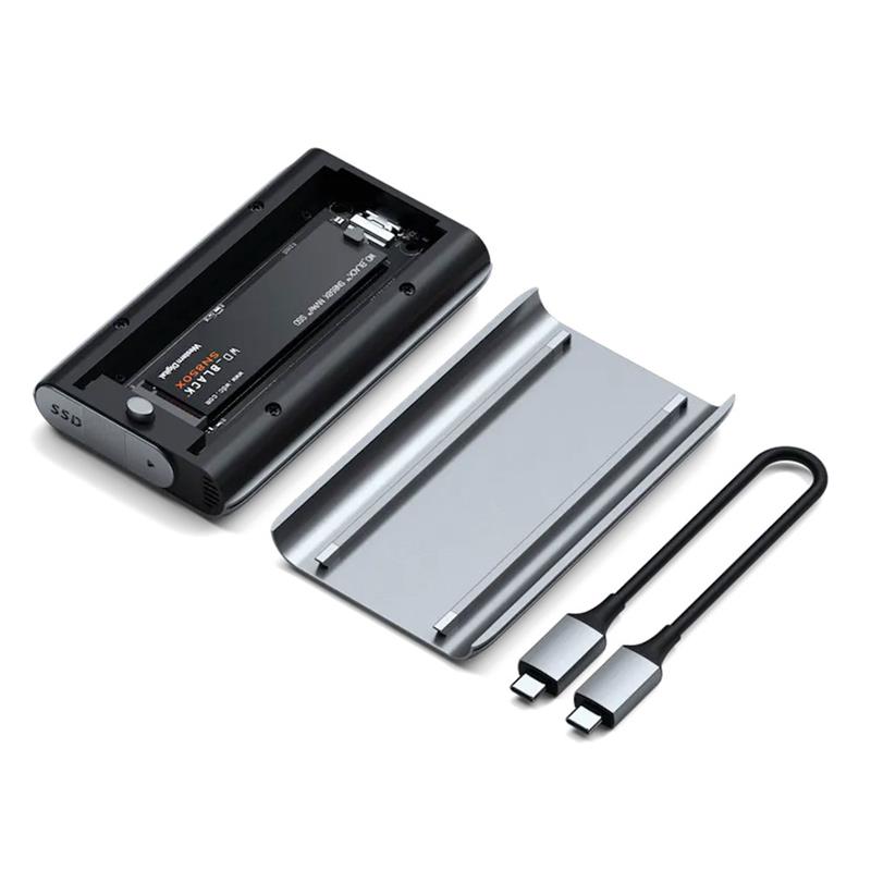 Satechi USB4 NVMe SSD Pro Enclosure - Space Gray Aluminium