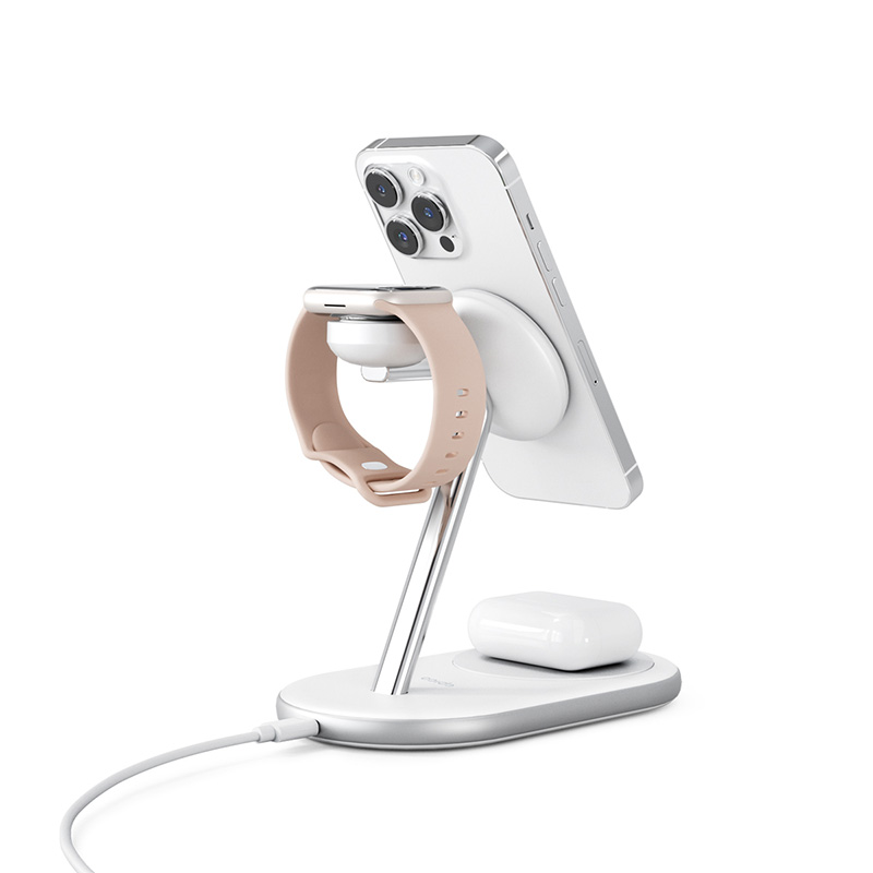Epico 3in1 MagSafe Charging Stand 15W-bílá