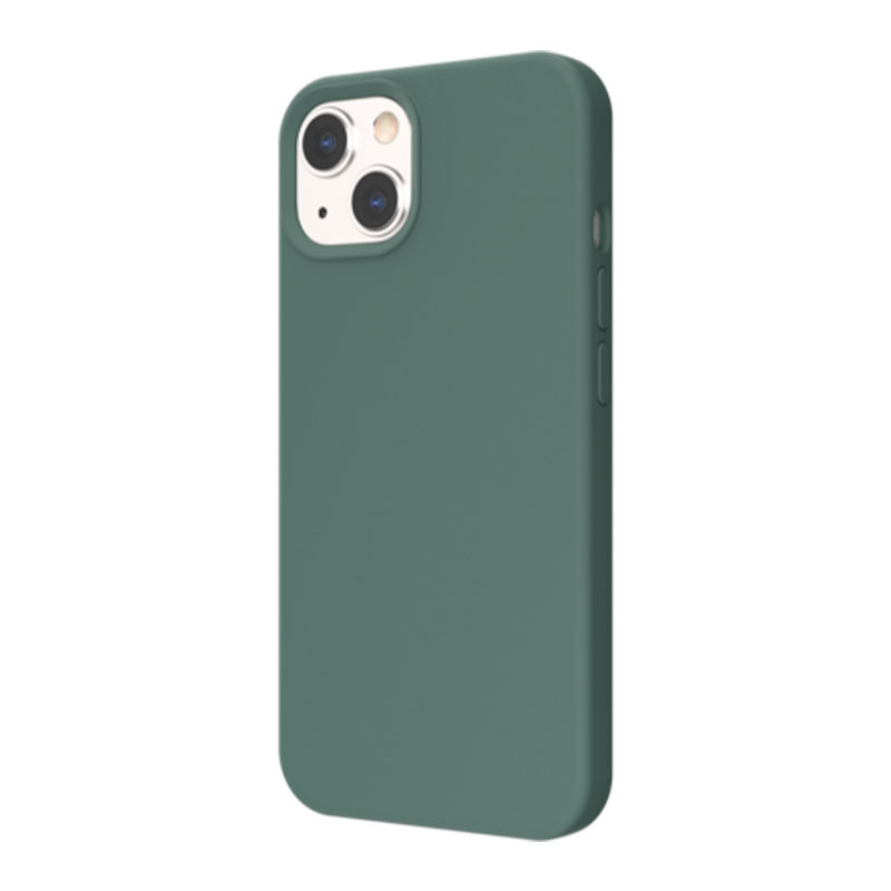 SwitchEasy kryt MagSkin Magnetic Silicone Case pre iPhone 13 - Pine Green