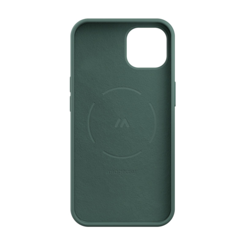 SwitchEasy kryt MagSkin Magnetic Silicone Case pre iPhone 13 - Pine Green