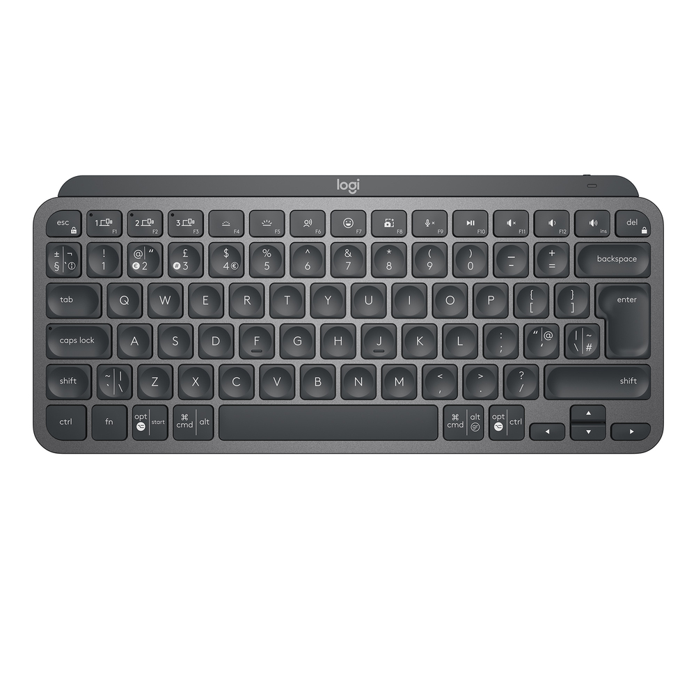 Logitech MX Keys Mini - bezdrôtová podsvietená klávesnica, US - grafitová