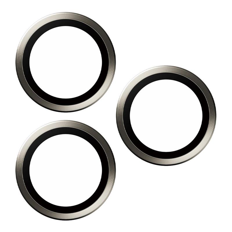 PanzerGlass ochranné sklo Hoops pre iPhone 15 Pro/15 Pro Max - Natural Titanium