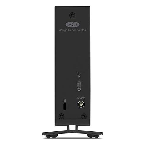 Lacie ext. HDD 10TB d2 Professional 3.5" USB-C 3.1 - Black