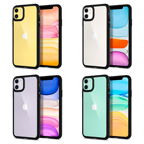 Spigen kryt Ultra Hybrid pre iPhone 11 - Matte Black