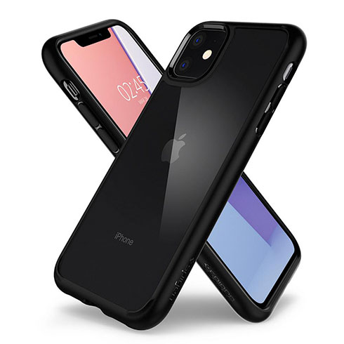 Spigen kryt Ultra Hybrid pre iPhone 11 - Matte Black