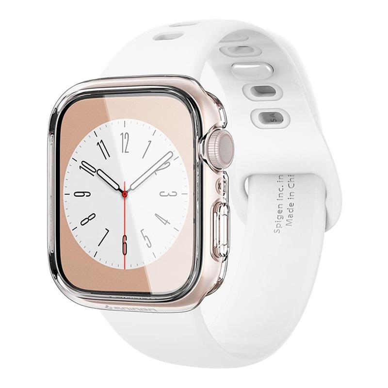 Spigen kryt Ultra Hybrid pre Apple Watch 7/8/9 45mm - Crystal Clear