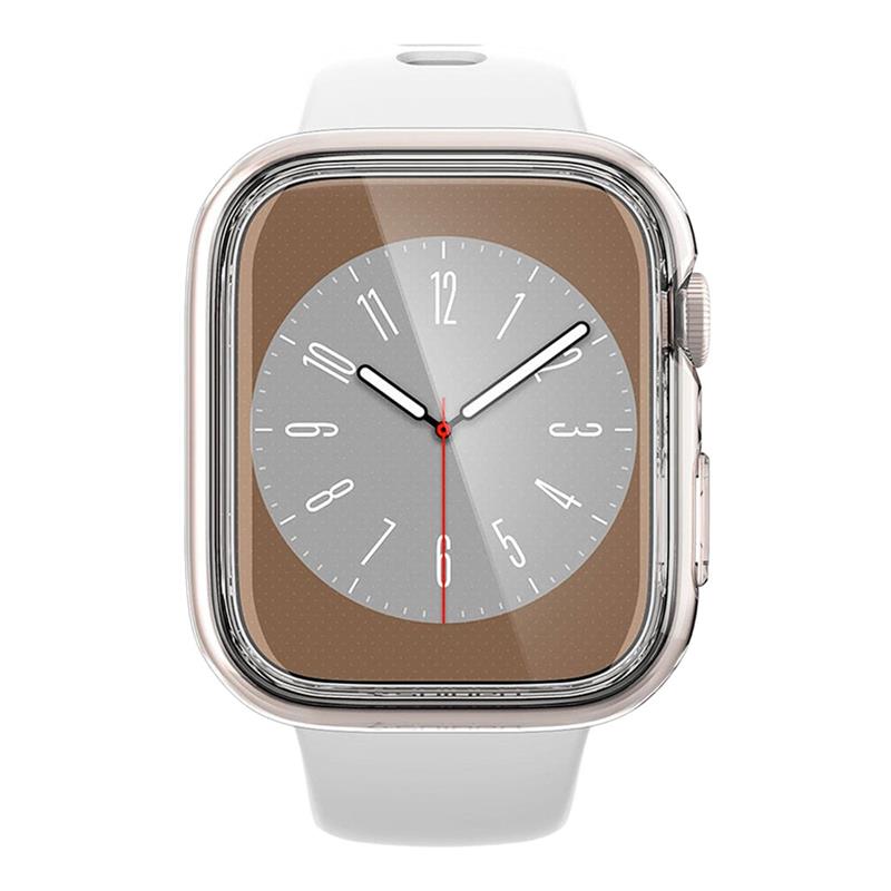 Spigen kryt Ultra Hybrid pre Apple Watch 7/8/9 45mm - Crystal Clear