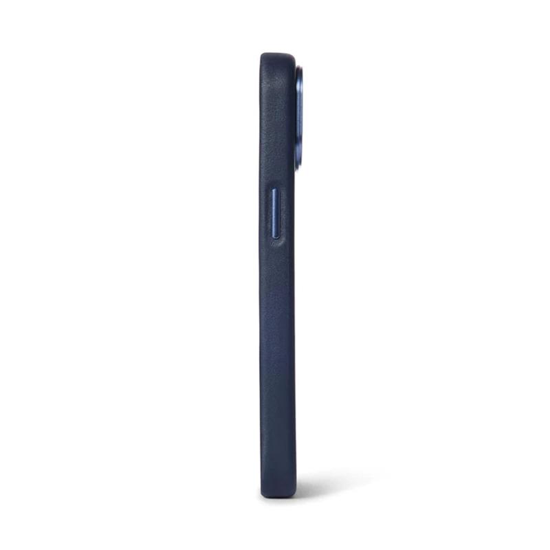 Decoded kryt Leather Backcover MagSafe pre iPhone 14 - Navy