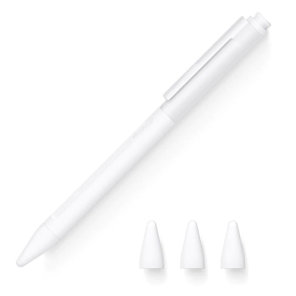 Elago kryt Pencil Clip Case pre Apple Pencil 2nd Gen & Pencil Pro - White