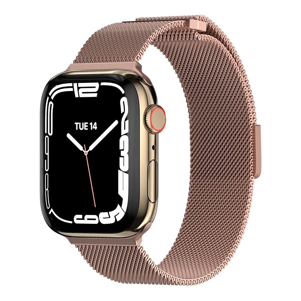 SwitchEasy remienok Mesh Stainless Steel pre Apple Watch 44/45/46mm - Rose Gold