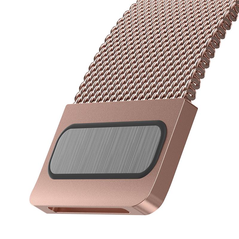 SwitchEasy remienok Mesh Stainless Steel pre Apple Watch 44/45/46mm - Rose Gold
