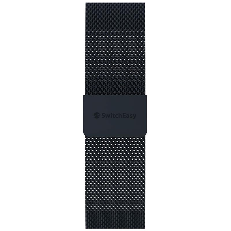 SwitchEasy remienok Mesh Stainless Steel pre Apple Watch 44/45/46mm - Midnight