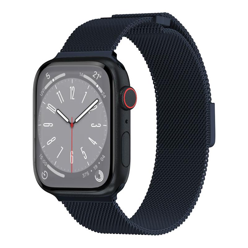 SwitchEasy remienok Mesh Stainless Steel pre Apple Watch 44/45/46mm - Midnight