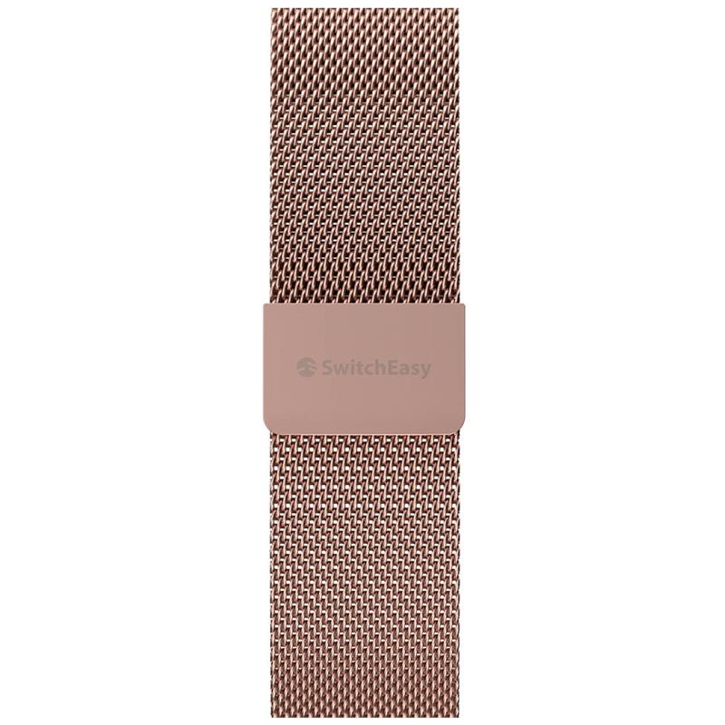 SwitchEasy remienok Mesh Stainless Steel pre Apple Watch 40/41/42mm - Rose Gold