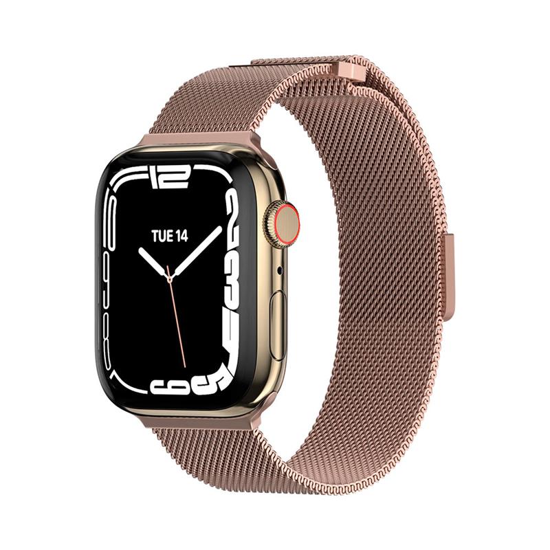 SwitchEasy remienok Mesh Stainless Steel pre Apple Watch 40/41/42mm - Rose Gold