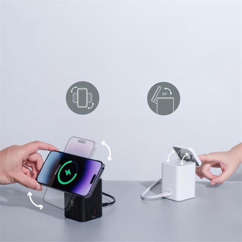Adam Elements Omnia Mag 4 Magnetic 4-in-1 Power Charging Station - White