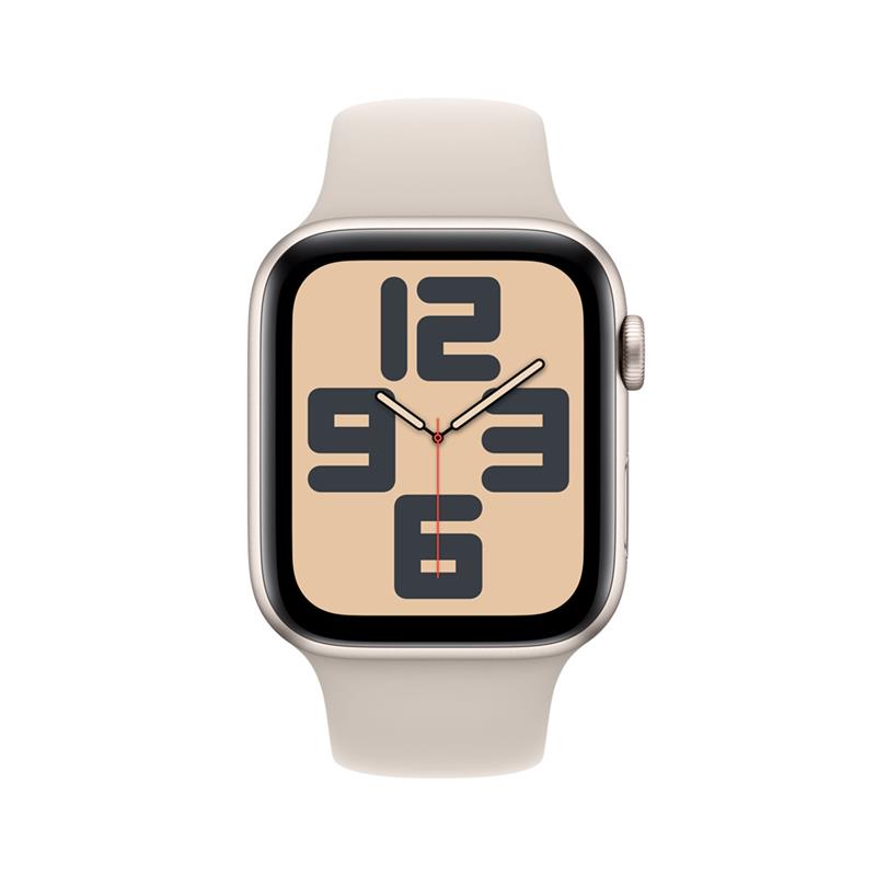 Apple Watch SE GPS 44mm Starlight Aluminium Case with Starlight Sport Band - S/M *Rozbalený*