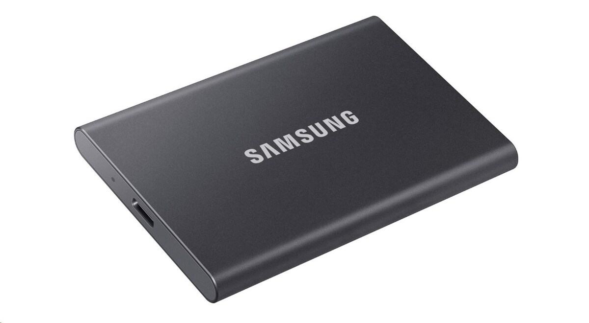 Samsung Portable SSD T7 1TB - externý SSD, USB 3.2 Gen2, titanová šedá
