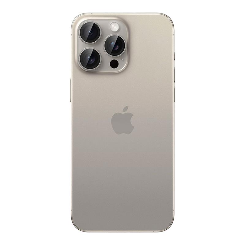 Spigen Optik Pro Lens Protector pre iPhone 15 Pro/15 Pro Max - Nature Titanium