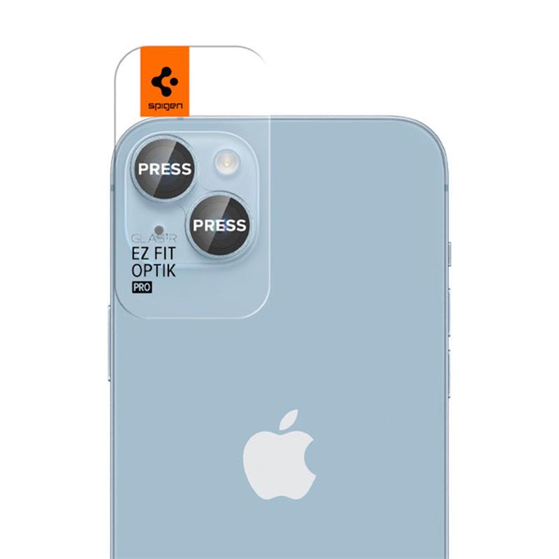 Spigen Optik Pro Lens Protector pre iPhone 15/15 Plus - Blue