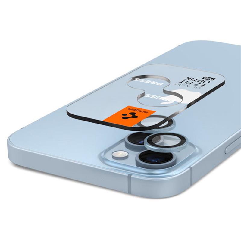 Spigen Optik Pro Lens Protector pre iPhone 15/15 Plus - Blue