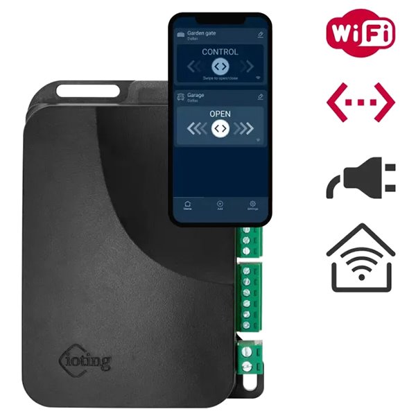 OPEN.ioting-inteligentní otvírák vrat ovládaný mobilní aplikací nebo smart hodinkami