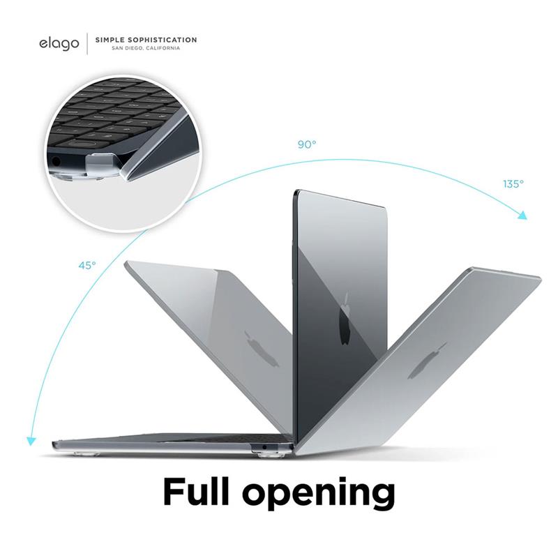 Elago kryt Ultra Slim Case pre Macbook Air 15" M2/M3/M4 - Dark Gray