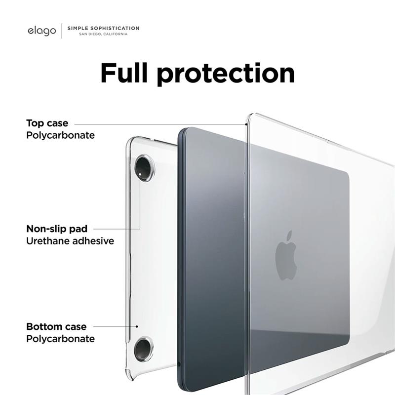 Elago kryt Ultra Slim Case pre Macbook Air 15" M2/M3/M4 - Dark Gray