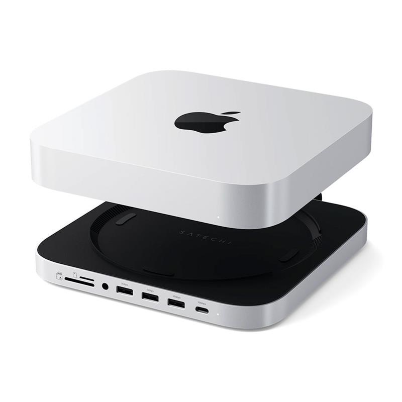 Satechi USB-C Stand & Hub pro Mac Mini/Studio - Silver