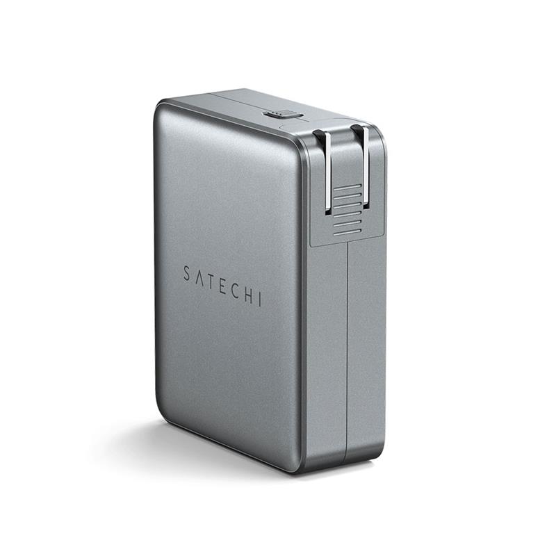 Satechi USB-C 145W 4-Port PD GaN Travel Charger - Space Gray