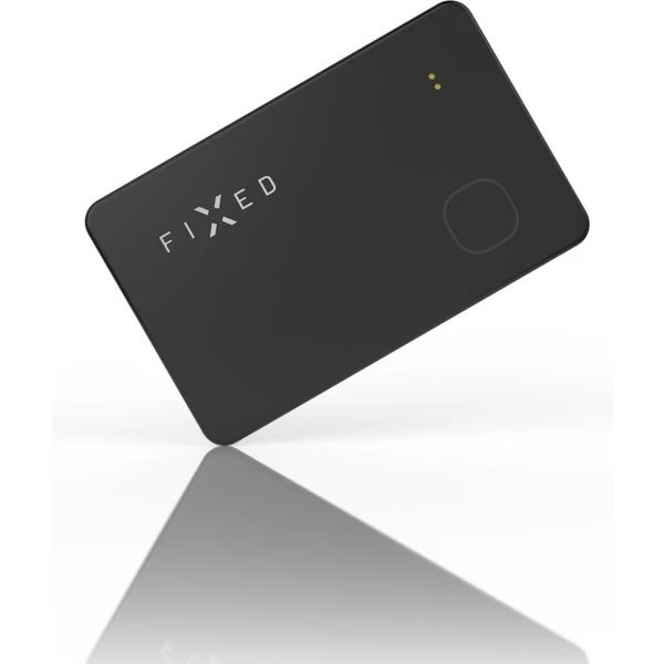 Fixed Tag Card Smart Tracker s podporou Find My, bezdrôtové nabíjanie, čierny