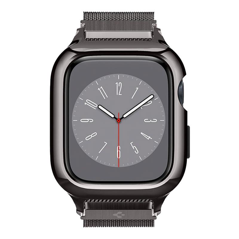 Spigen kryt Metal Fit Pro pre Apple Watch 7/8/9 45mm - Graphite