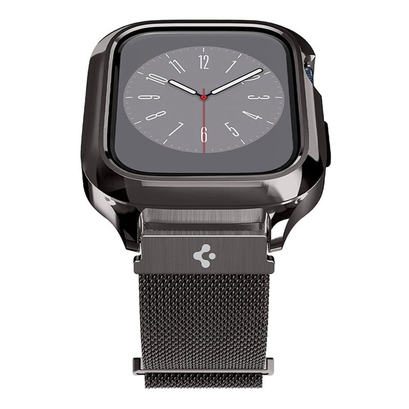 Spigen kryt Metal Fit Pro pre Apple Watch 7/8/9 45mm - Graphite