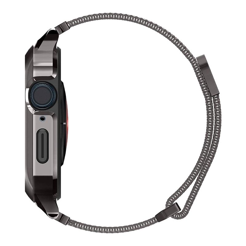 Spigen kryt Metal Fit Pro pre Apple Watch 7/8/9 45mm - Graphite