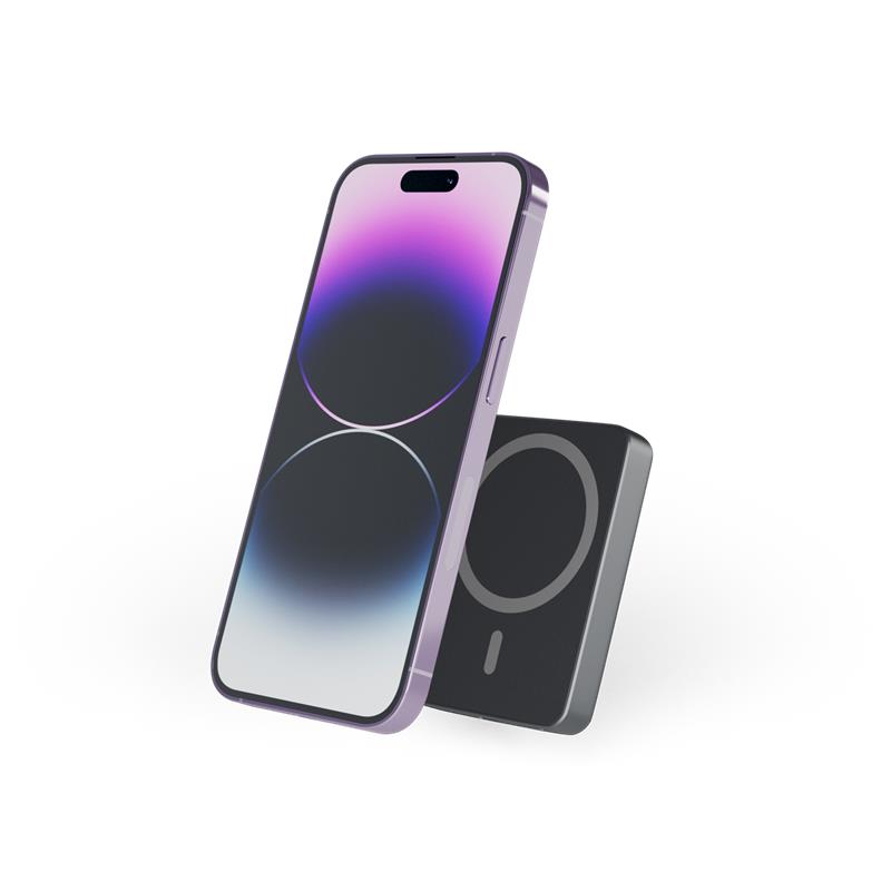 iStores by Epico Mag+ Aluminium Power Bank 5000mAh - gray