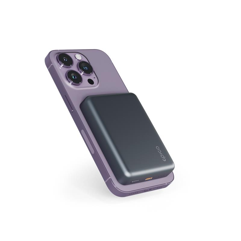 iStores by Epico Mag+ Aluminium Power Bank 5000mAh - gray