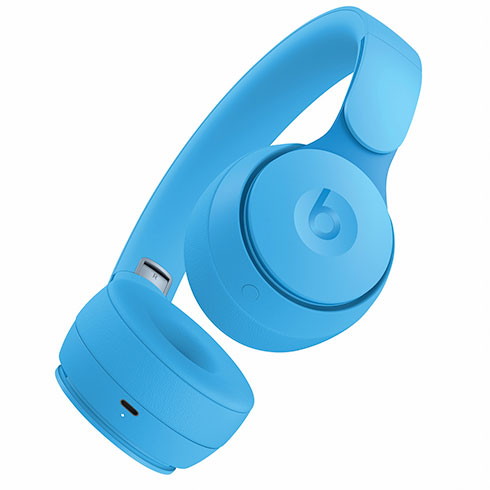 Apple Beats Solo Pro Bezdrátové Noise Cancelling Headphones-Moře Matte Collection-Light Blue sluchátka *Rozbaleno*