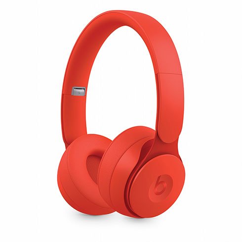 Apple Beats Solo Pro Bezdrátové Noise Cancelling Headphones-Moře Matte Collection-Red sluchátka *Rozbaleno*
