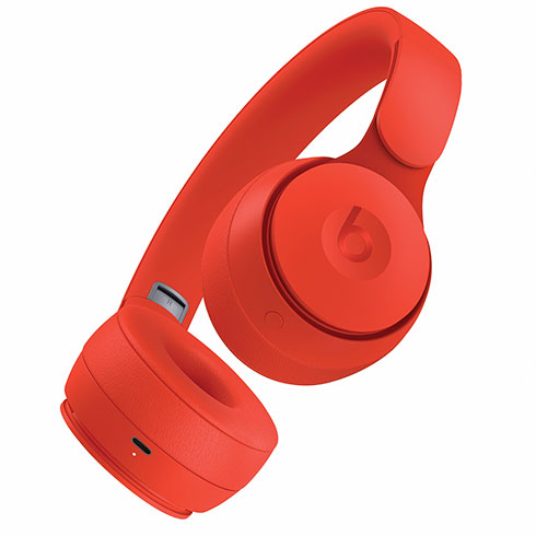 Apple Beats Solo Pro Bezdrátové Noise Cancelling Headphones-Moře Matte Collection-Red sluchátka *Rozbaleno*