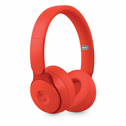 Apple Beats Solo Pro Bezdrátové Noise Cancelling Headphones-Moře Matte Collection-Red sluchátka *Rozbaleno*