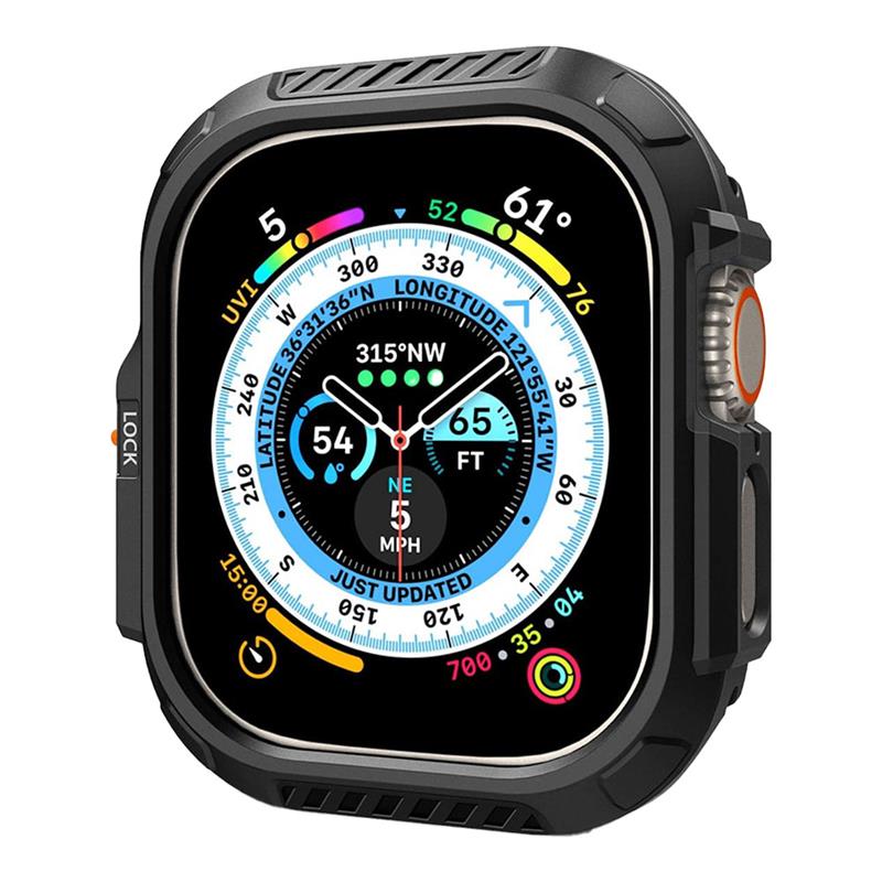 Spigen kryt Lock Fit pre Apple Watch Ultra 49mm - Black