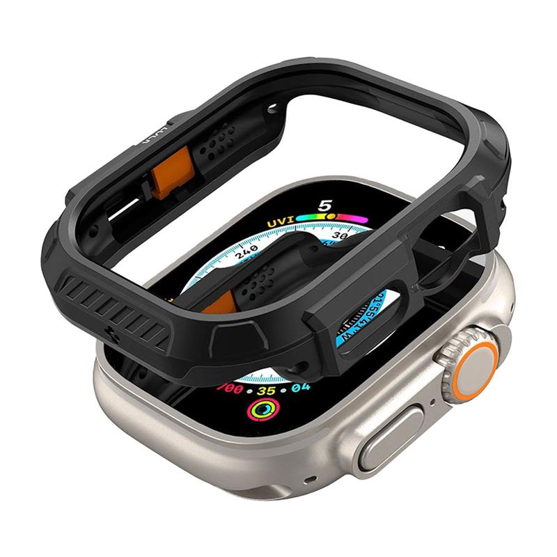 Spigen kryt Lock Fit pre Apple Watch Ultra 49mm - Black