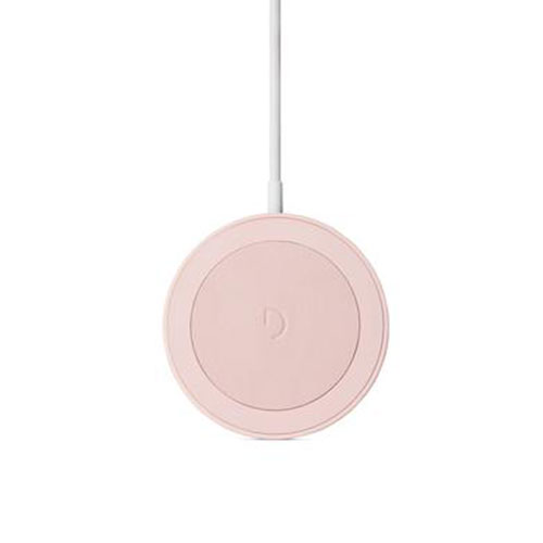 Decoded Magnetic Wireless Charging Puck 15W - Powder Pink