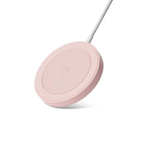 Decoded Magnetic Wireless Charging Puck 15W - Powder Pink