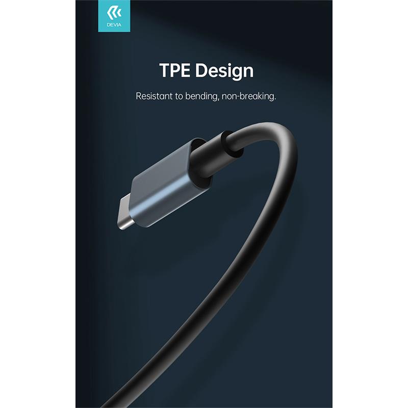 Devia USB-C Hub Leopard Series RJ45/USB 3.1 - Deep Gray