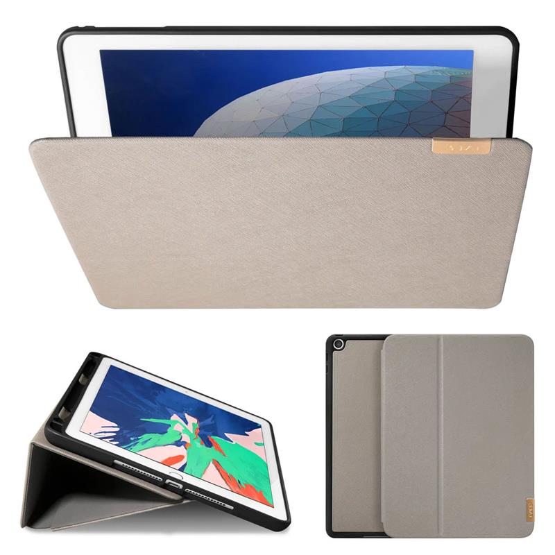 LAUT puzdro Prestige Folio pre iPad 10.2" 2019/2020/2021 - Taupe