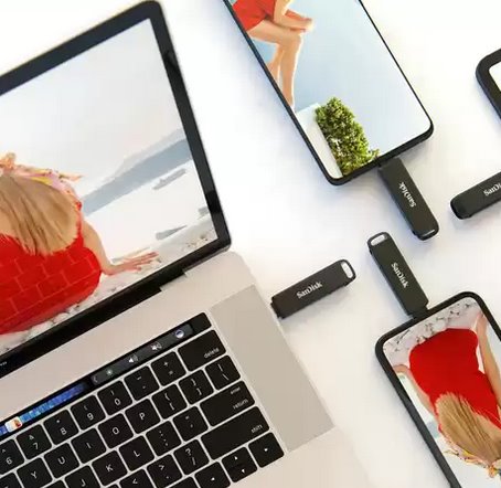 SanDisk iXpand Flash Drive Luxe 64GB USB Type-C
