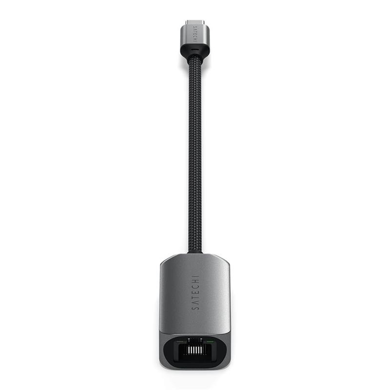 Satechi adaptér USB-C to 2.5 Gigabit Ethernet - Space Gray Aluminium