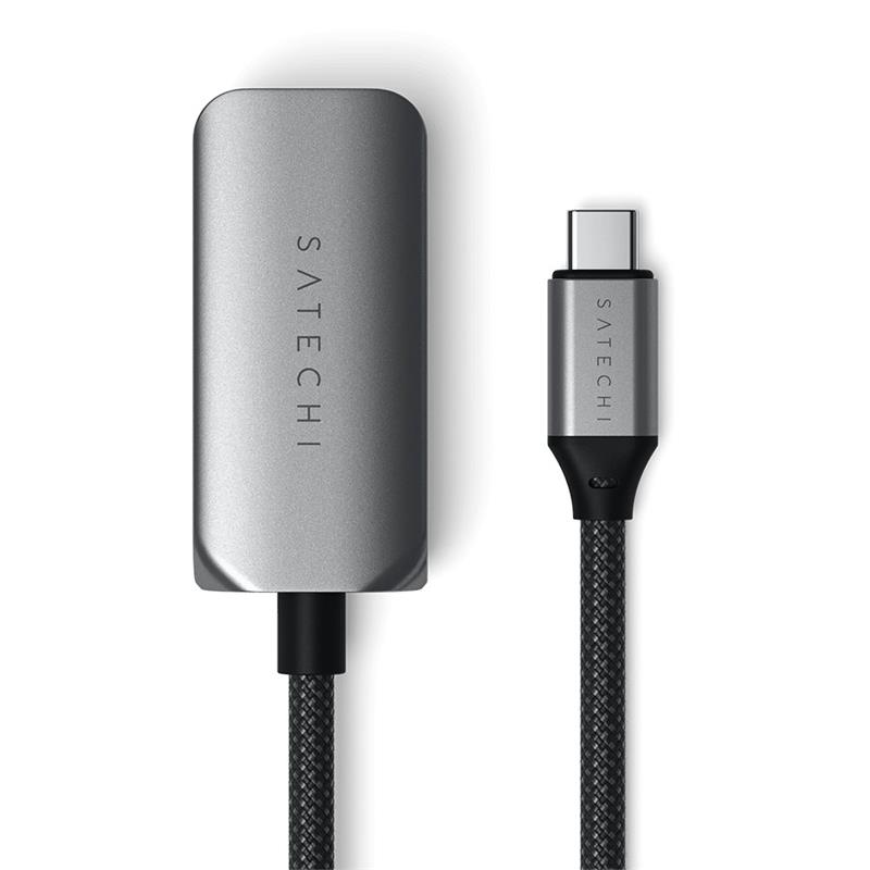 Satechi adaptér USB-C to 2.5 Gigabit Ethernet - Space Gray Aluminium