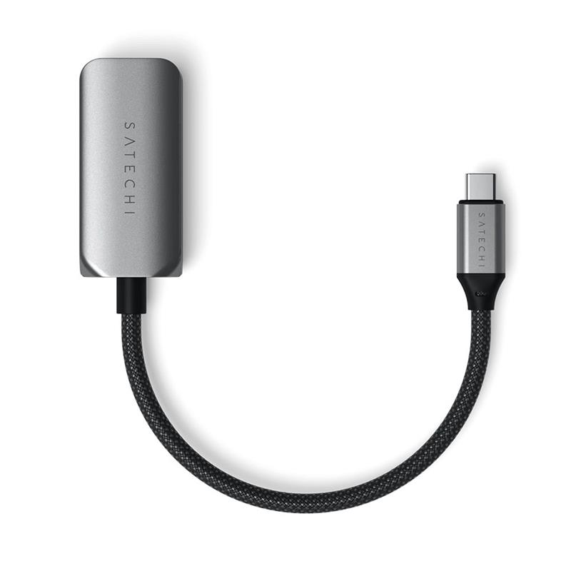 Satechi adaptér USB-C to 2.5 Gigabit Ethernet - Space Gray Aluminium